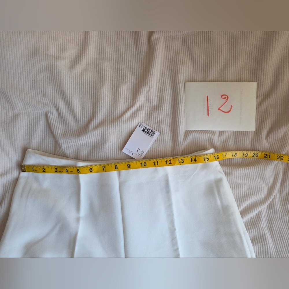 H&M Bead-embellished Pants white (PANTS ONLY). NWT. Top separately sold - Picture 14 of 16